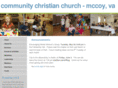 communitychristianchurchmccoy.org