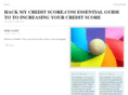 hackmycreditscore.com