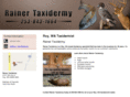 rainiertaxidermy.com