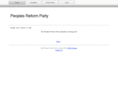 peoplesreformparty.com