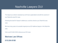 nashvillelawyersdui.com