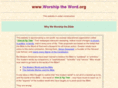 worshiptheword.org