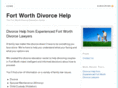 fortworthdivorcehelp.com