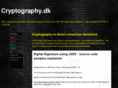 cryptography.dk