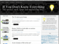 ifyoudontknoweverything.com
