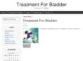 treatmentforbladder.com