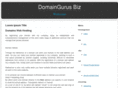 domaingurus.biz