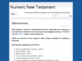 numericnewtestament.com