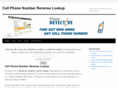 cellphonenumberreverselookupsite.com