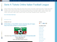 serieaticketsitalianfootballleague.com