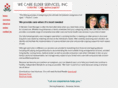 wecarelderservices.com