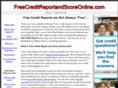 freecreditreportandscoreonline.com