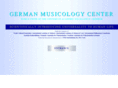 germanmusicologycenter.com