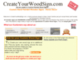 createyourwoodsign.com