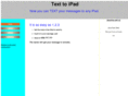 text2ipad.com