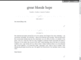 greatblondehope.com