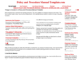 policyandproceduremanualtemplate.com