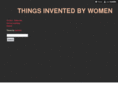 thingsinventedbywomen.com