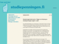 studiepenningen.fi