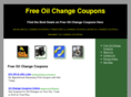 freeoilchangecoupons.org