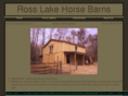 rosslakehorsebarns.com