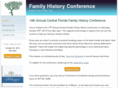 familyhistoryconference.com