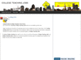 collegeteachingjobs.net
