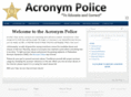 acronympolice.org