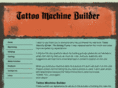 tattoomachinebuilder.com