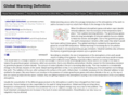 globalwarmingdefinition.info