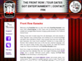 frontrowkaraoke.com