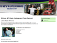 lukeswasteremovalmt.com
