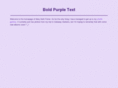 boldpurpletext.com