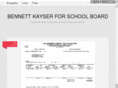 bennettkayserforschoolboard.com