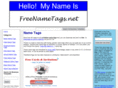 freenametags.net