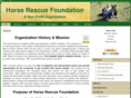 horserescuefoundation.com