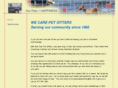 wecarepetsitters.net
