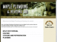 mapleplumbingandheating.com