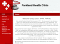 parklandhealthclinic.com