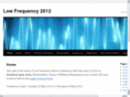 lowfrequency2012.org
