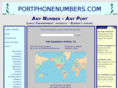 portphonenumbers.com