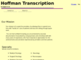 hoffmantranscription.biz