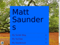 mattsaunders.info