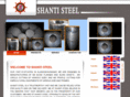shantisteel.net