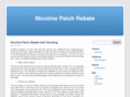 nicotinepatchrebate.com