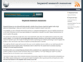 keywordresearchresources.com