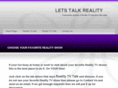 letstalkrealitytv.com