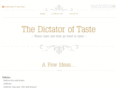 thedictatoroftaste.com