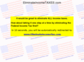 eliminateincometaxes.com