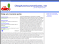 cheapautoinsurancequotes.net